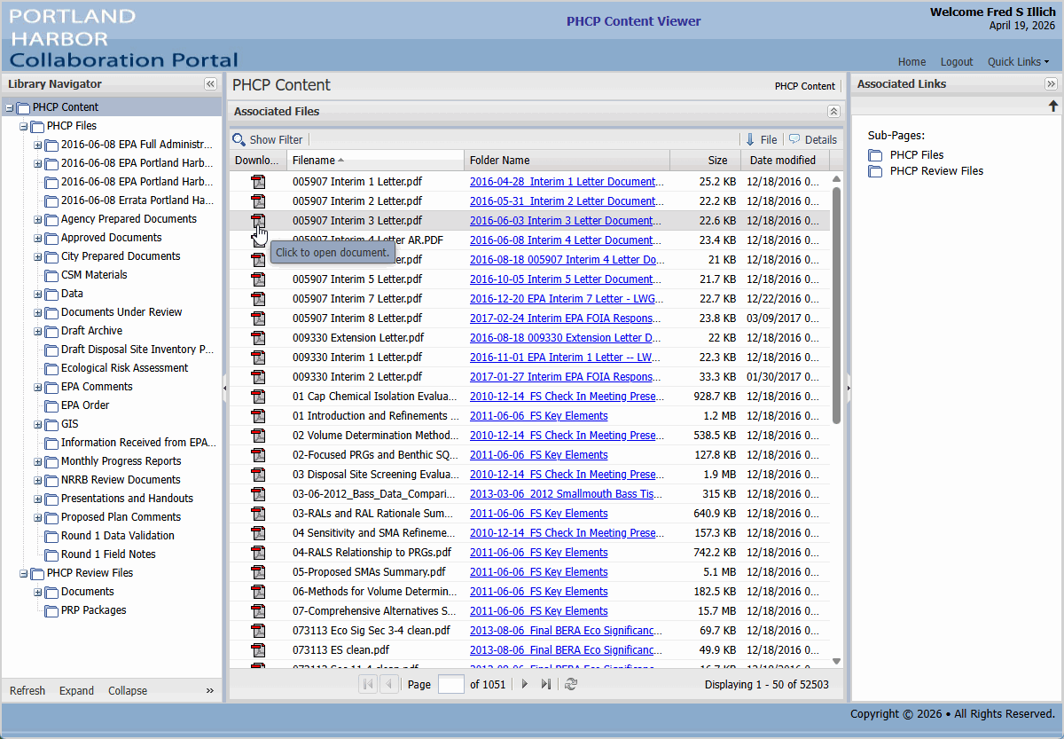Classic PHCP Portal